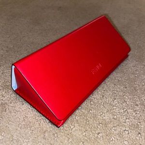 Red Fendi Sunglass Case